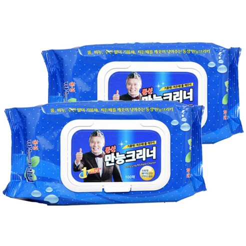 동성크리너 만능크리너 캡형 100매, 2개