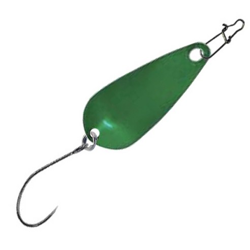 다미끼 피카 스푼 루어 B TYPE, 011 PEARL GREEN, 3.5g