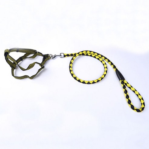핑크망고 체크 컬러 반려동물 몸줄 1cm, B, 1개
