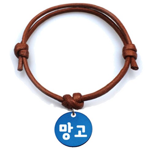 펫츠룩 굿모닝 카라멜 반려동물 목걸이 M + 알미늄원형 팬던트 S, 블루(망고), 1개