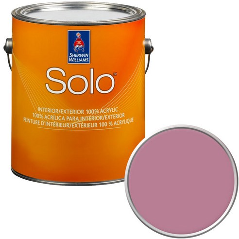 셔윈윌리암스 솔로 저광 페인트1L, SW6564 Red Clover