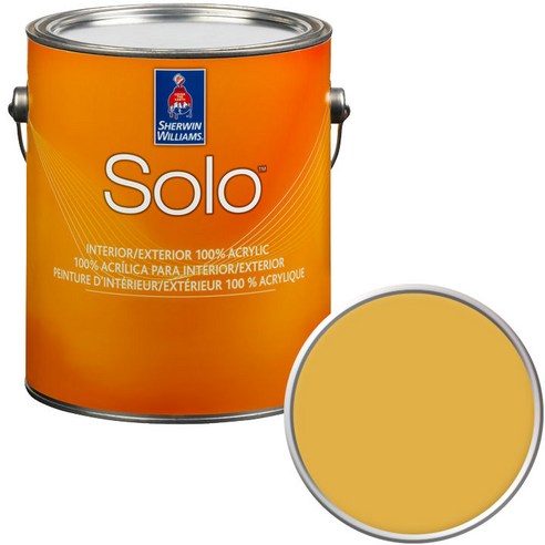 셔윈윌리암스 솔로 저광 1L 페인트, SW6690 Gambol Gold