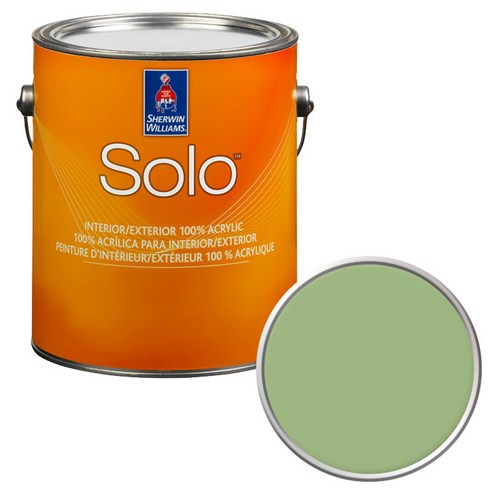 셔윈윌리암스 솔로 저광 페인트 1L, SW6724 Mesclun Green