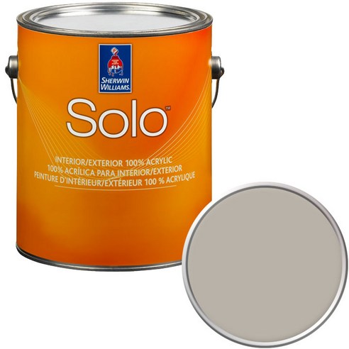 셔윈윌리암스 솔로 저광페인트 1L, SW7023 Requisite Gray1