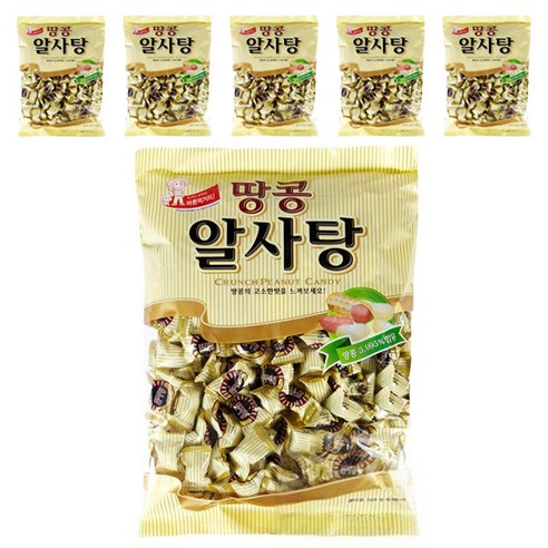 독고탁과자 땅콩 알사탕, 780g, 6개입