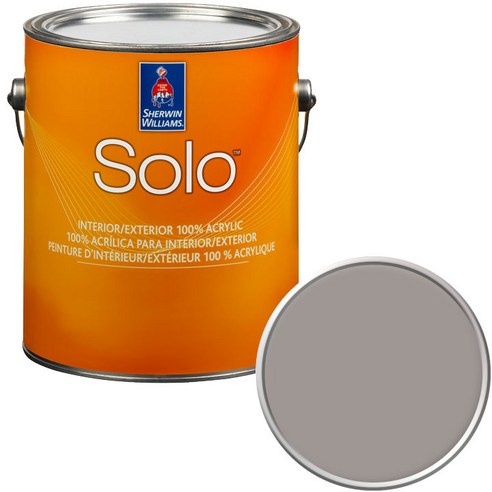 셔윈윌리암스 솔로 저광 페인트1L, SW9167 Polished Concrete