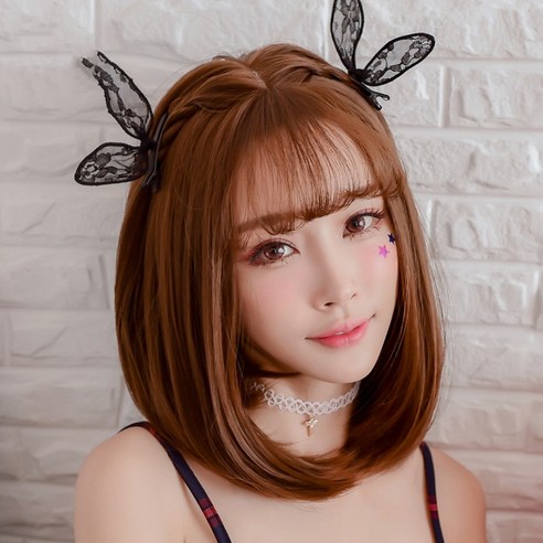 파티복닷컴 통가발, GB0004 브라운, 1개