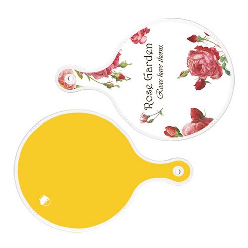로엠디자인 서빙 도마 보드 2p RoseGarden원형 세트, RoseGarden원형, 라임원형, 1세트