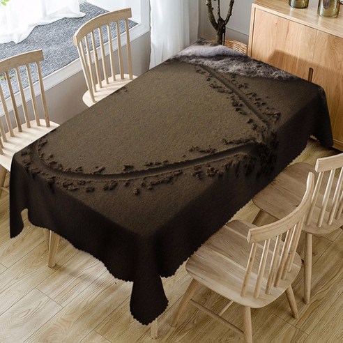 이코디 코지 센스티 테이블보, 그릿러브, 153 x 214 cm