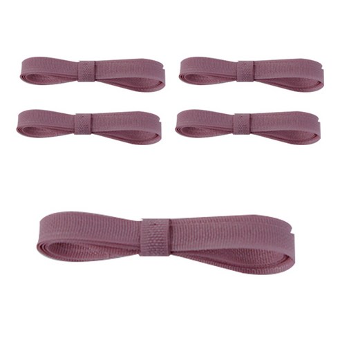 티나피크닉 선물포장 심플리본끈 6mm 5p, 그레이핑크, 200cm