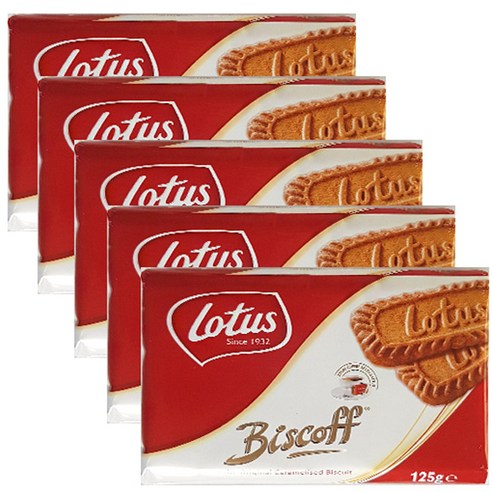 로투스 비스코프 비스켓, 125g, 5개