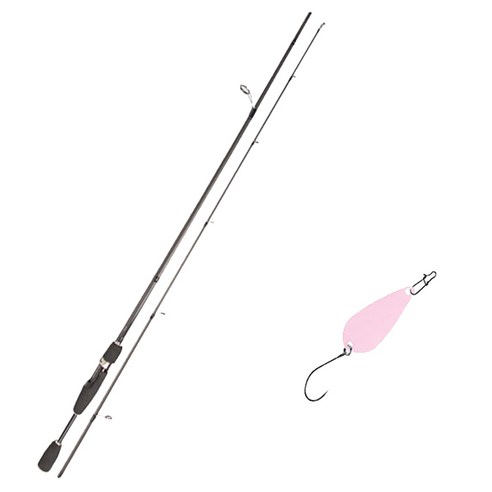 YGF 블루포스 스타젠 루어낚싯대 S63L + 다미끼크라프트 메탈지그 앤 피카 스푼 A 3.5g, 001 LIGHT PINK