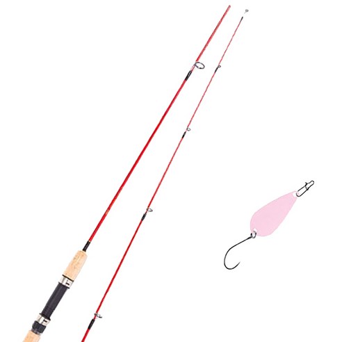원다 레드 엡실론 루어낚싯대 502L + 다미끼크라프트 메탈지그 앤 피카 스푼 A 3.5g, 001 LIGHT PINK