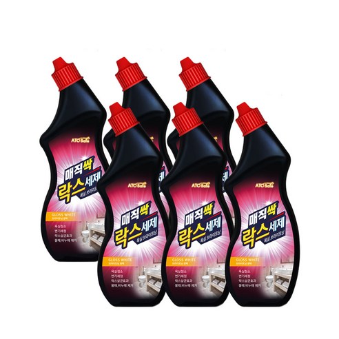 아토세이프 매직싹 겔타입 욕실 브라이트닝 락스세제, 750ml, 6개입