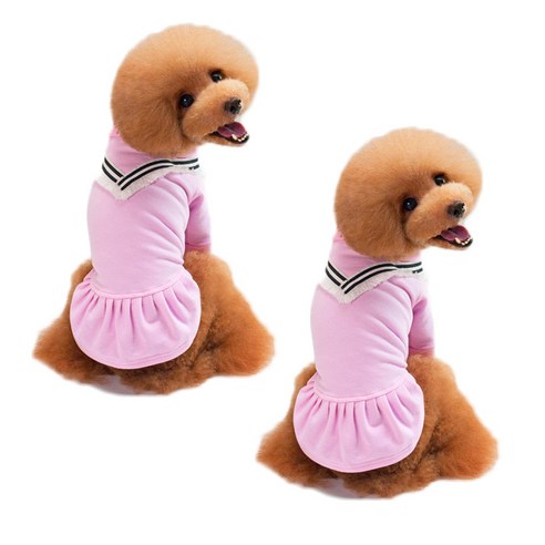 댕댕이샵 반려동물 러블리 뷰티 스커트 2p, 핑크