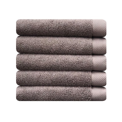 송월타월 호텔수건 40수 190g, 브라운, 5개
