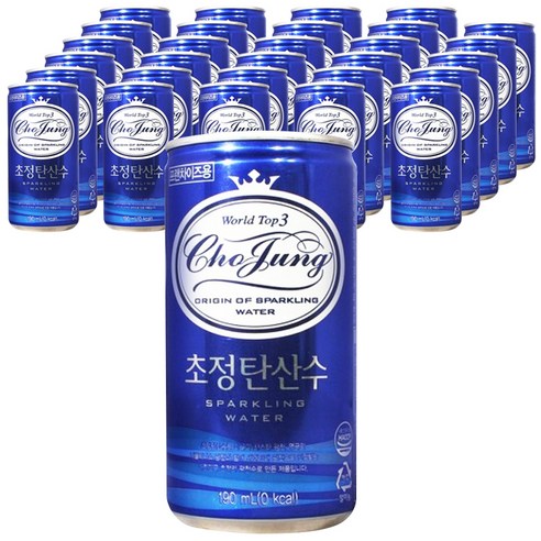 일화 초정탄산수 플레인, 190ml, 30개