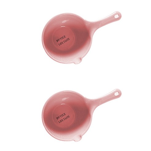 블럭마트 파스텔 욕실바가지, 핑크, 2개