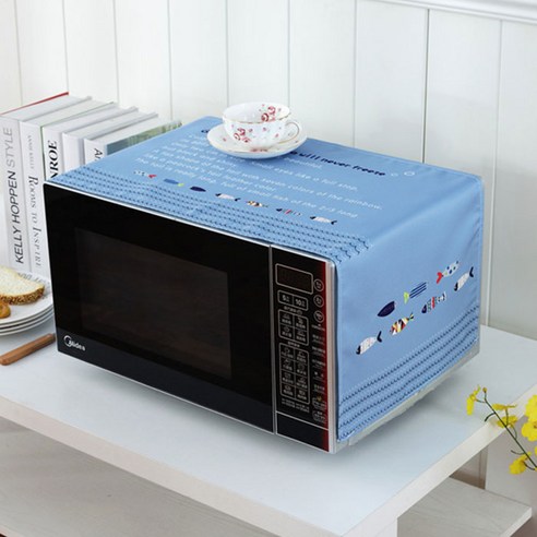 스토어33 패브릭 디자인 키친 전자레인지 커버, I