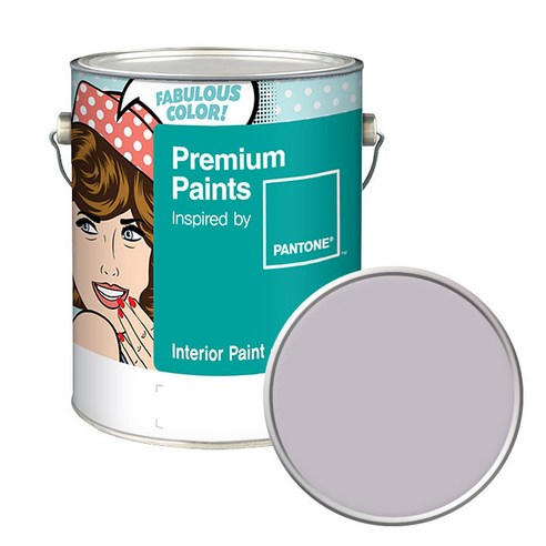 노루페인트 팬톤 내부용 실내벽면페인트 저광 4L, 14-3903 Lilac Marble