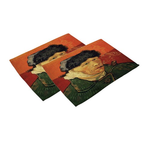 스윗리빙 서양화 컬렉션 테이블매트 2p, 11, 42 x 32 cm
