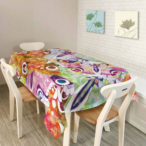 스토어33 디자인 아트 테이블보, J, a 140 x b 180 cm