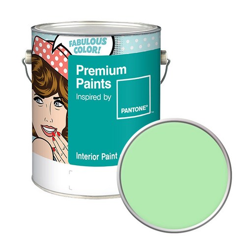 노루페인트 팬톤 내부용 실내벽면페인트 저광 4L, 12-0225 Patina Green