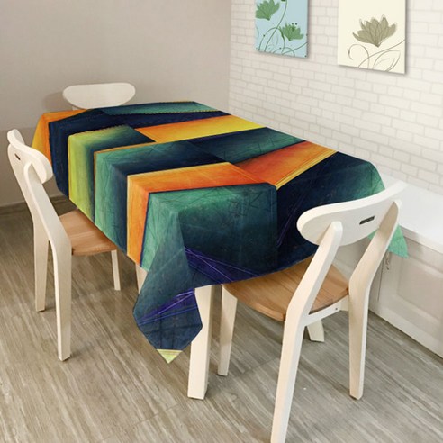 스토어33 스토리 주방 테이블보, C, a 140 x b 140 cm