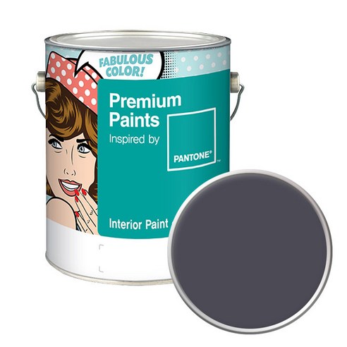 노루페인트 팬톤 내부용 실내벽면페인트 4L 저광, 19-3918 Periscope, 1개