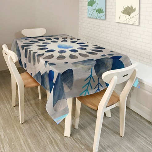 스토어33 스토리 주방 테이블보, I, a 140 x b 140 cm