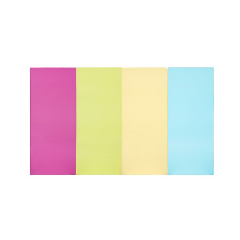 퍼니존 퍼니테라피 영유아폴더매트 핫핑크비비드시리즈2, 핫핑크 + 피스타치오 + 아이보리 + 스카이블루