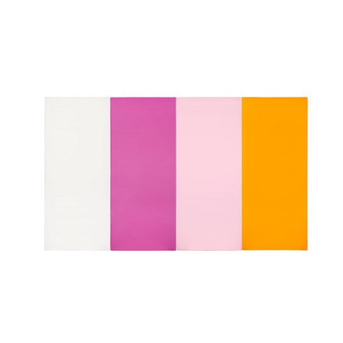 퍼니존 퍼니테라피 영유아폴더매트 화이트비비드시리즈2, 화이트 + 핫핑크 + 베이비핑크 + 오렌지