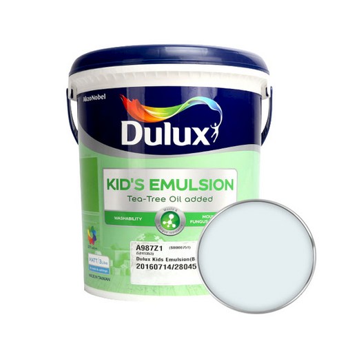 듀럭스 키즈 에멀전 무광 페인트 3L, Whale Sensation