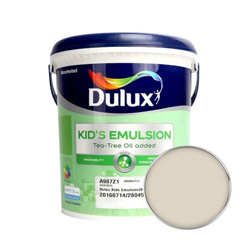 듀럭스 키즈에멀전 무광 페인트 3L, Beige Flash