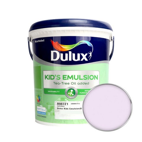 듀럭스 키즈에멀전 무광 페인트 3L, Sensational Strawberry