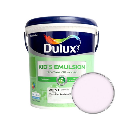 듀럭스 키즈에멀전 무광 페인트 3L, Delicious