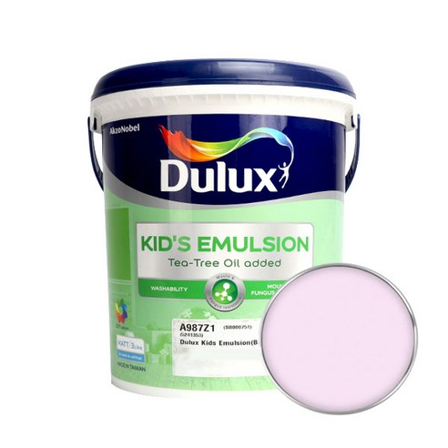 듀럭스 키즈에멀전 무광 페인트 3L, Frosted