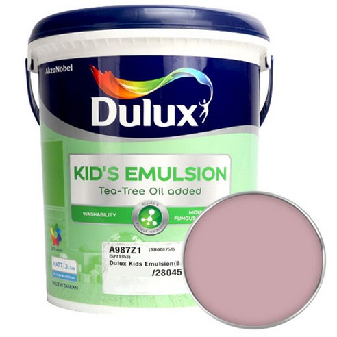 듀럭스 키즈 에멀전 무광 페인트 3L, Irish Rose
