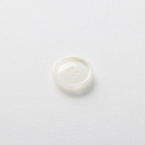 HR빅버튼 아이젠 단추 23mm, 화이트, 12개입