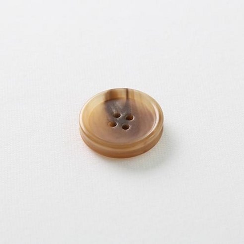 HR빅버튼 랭킹 단추 25mm, 베이지, 4개입