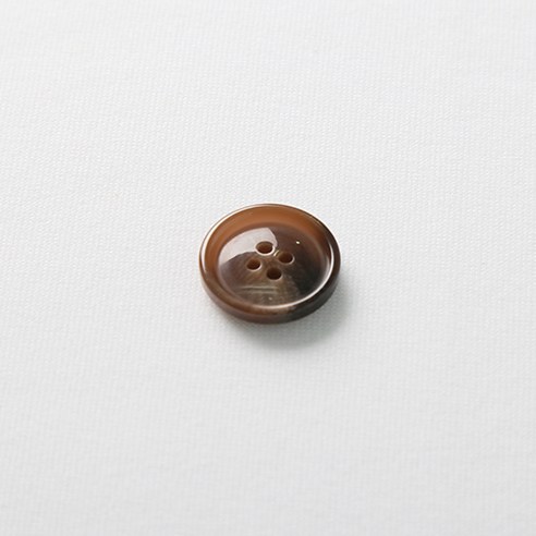 HR빅버튼 아이젠 단추 23mm, 연브라운, 12개입