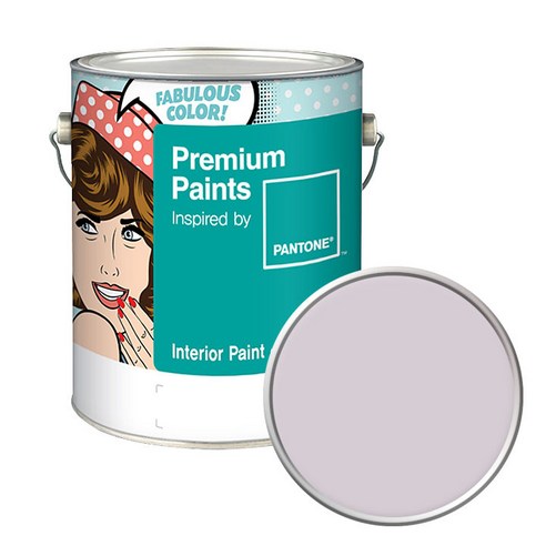노루페인트 팬톤 내부용 실내벽면 무광페인트 4L, 13-3804 Gray Lilac