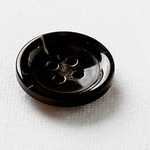 HR빅버튼 메신져 단추 23mm, 블랙, 12개입