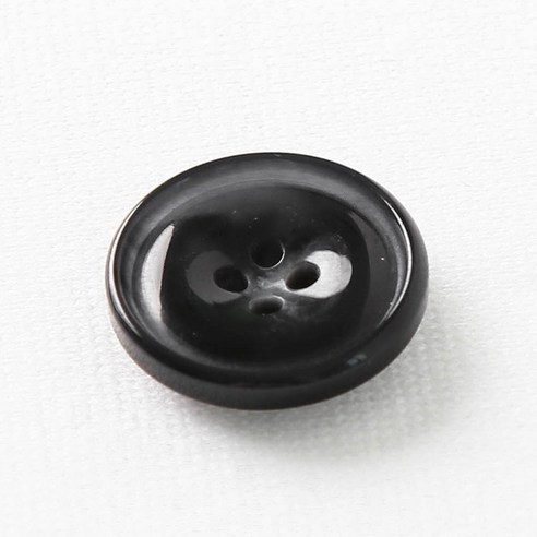 HR빅버튼 아스날 단추 18mm, 블랙, 8개입