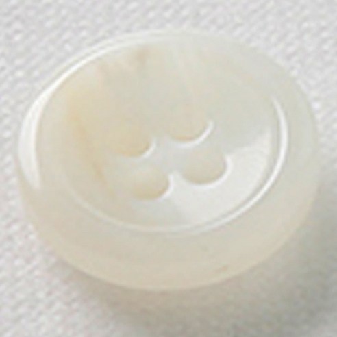 HR빅버튼 각시봉 단추 18mm, 화이트, 8개입