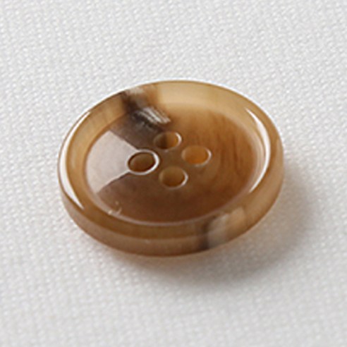 HR빅버튼 디젤 단추 21mm, 다크베이지, 8개입