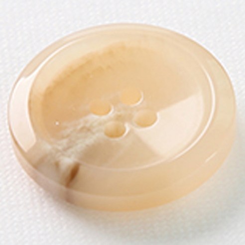 HR빅버튼 각시봉 단추 25mm, 떼 베이지, 8개입