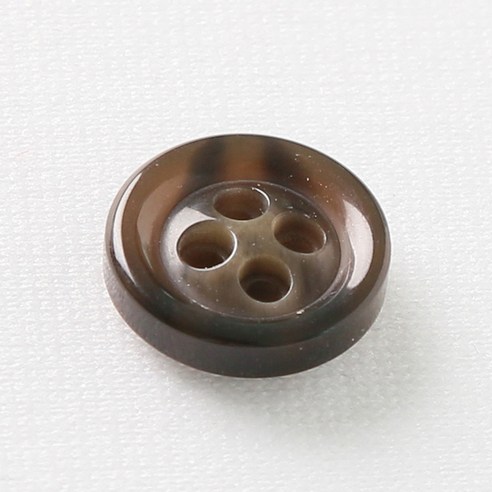 HR빅버튼 아우디 단추 15mm, 다크브라운, 4개입