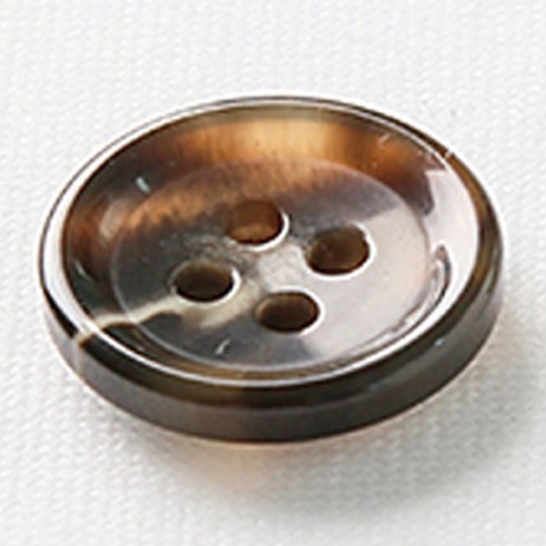 HR빅버튼 메신져 단추 21mm, 브라운, 12개입