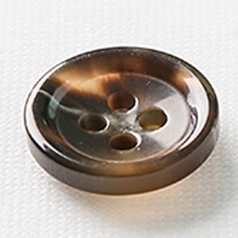 HR빅버튼 메신져 단추 18mm, 브라운, 12개입